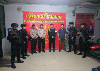 Patroli Gabungan Operasi Lilin Toba 2024, Brimob Sumut Berikan Rasa Aman di Kota Pinang