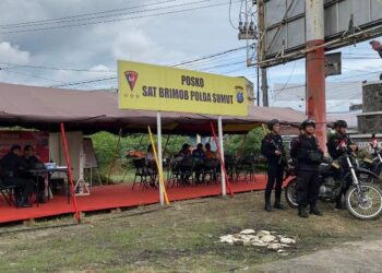 Brimob Polda Sumut Bersinergi untuk Keamanan dan Pelayanan Natal & Tahun Baru di Pematang Siantar