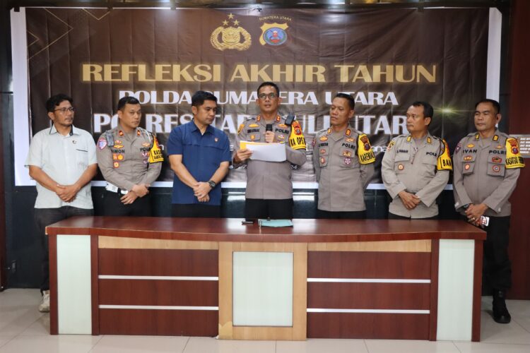 Refleksi Akhir Tahun, Kapolres Taput Papar Situasi Kamtibmas Dan Penuntasan Kasus Selama Bulan Januari s/d Desember 2024