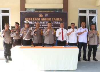 Polres Simalungun Gelar Refleksi Akhir Tahun, Tindak Pidana Narkoba Meningkat dan Kamtibmas Terjaga