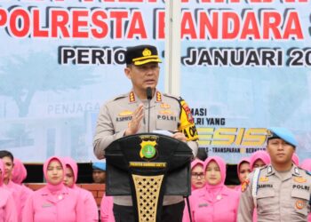 Kapolresta dan 77 Personel Polresta Bandara Soekarno Hatta Naik Pangkat