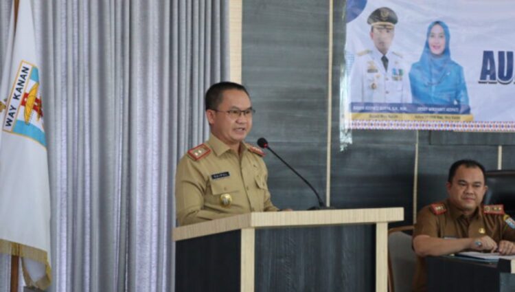 Sekda Saipul Buka Giat Desiminasi Audit Kasus Stunting Semenster 1 Kabupaten Way Kanan Tahun 2024