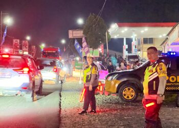 Kapolres Pematangsiantar Pimpin Langsung Pelaksanaan One Way, Urai Kemacetan 1 Januari 2025
