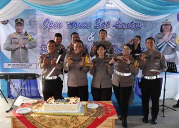 Kapolres Pematangsiantar Hadiri Open House Sat Lantas dan Perayaan Ulang Tahun Personil Tiga Bulan Terakhir