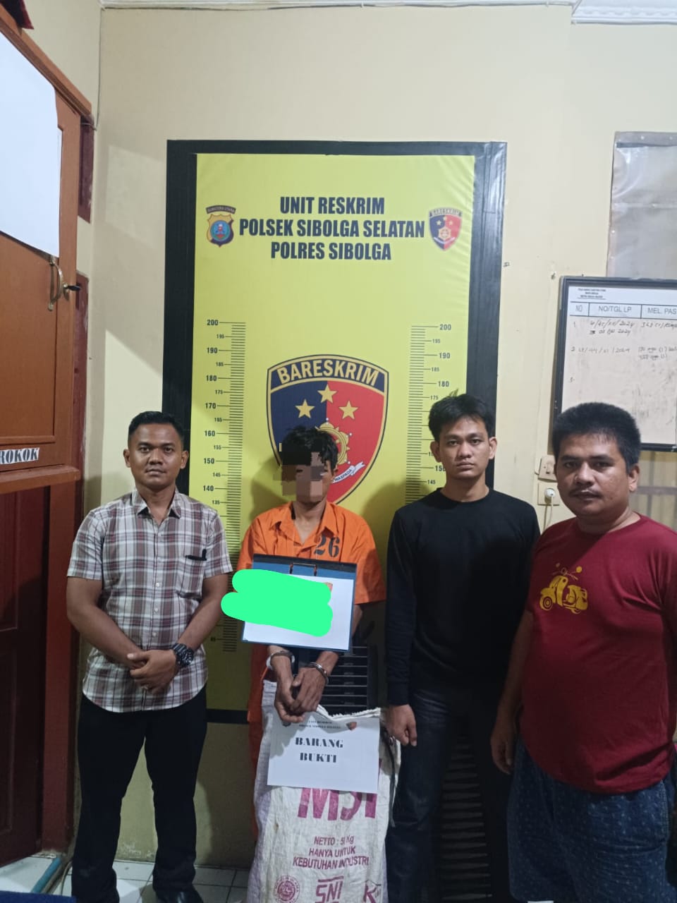 Curat Di SDN 081238, Polres Sibolga Amankan Pelaku