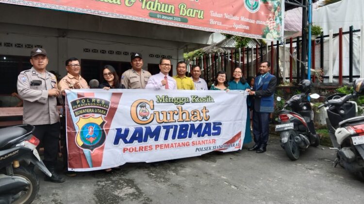 Polres Pematangsiantar Sambangi Gereja-gereja Melalui Minggu Kasih