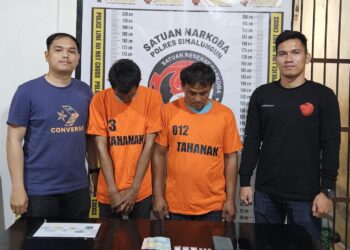 Sat Narkoba Polres Simalungun Berhasil Ungkap Kasus Peredaran Sabu di GunungGunung Maligas, Dua Tersangka Dibekuk