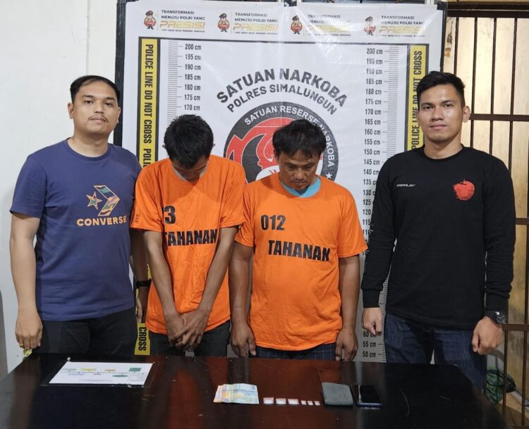 Sat Narkoba Polres Simalungun Berhasil Ungkap Kasus Peredaran Sabu di GunungGunung Maligas, Dua Tersangka Dibekuk