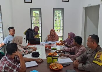 Tingkatkan Kamtibmas, Bhabinkamtibmas Polsek Bosar Maligas Lakukan Sambang dan Patroli ke Kantor Pangulu Nagori Huta Parik