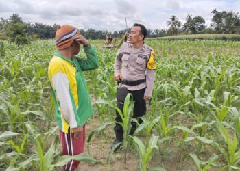 Dukung Ketahanan Pangan, Bhabinkamtibmas Polsek Siantar Martoba Sambangi Warga Binaan