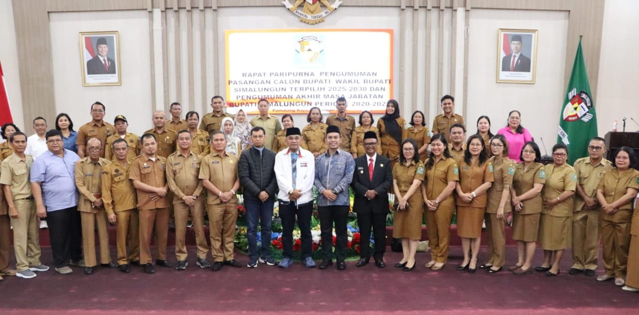 DPRD Simalungun Umumkan Pasangan Calon Bupati dan Wakil Bupati Terpilih Periode 2025-2030 dan Umumkan Masa Jabatan Bupati dan Wakil Bupati Periode 2020-2025 DPRD Simalungun Umumkan Pasangan Calon Bupati dan Wakil Bupati Terpilih Periode 2025-2030 dan Umumkan Masa Jabatan Bupati dan Wakil Bupati Periode 2020-2025