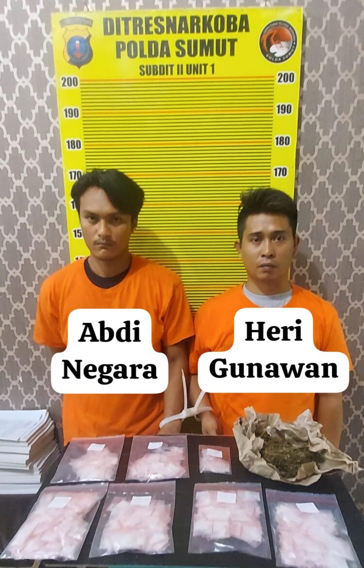 Ungkap Jaringan Narkoba di Siantar, Polda Sumut Sita 515 Paket Sabu dan Ganja Siap Edar