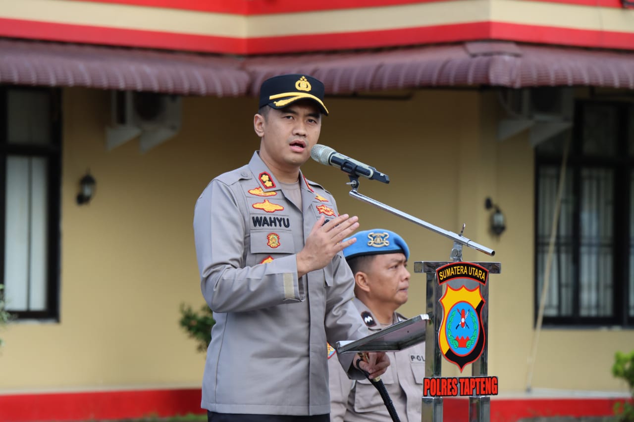 Apel Perdana, AKBP Wahyu: Lakukan Tugas Disiplin Dan Tanggung Jawab Apel Perdana, AKBP Wahyu: Lakukan Tugas Disiplin Dan Tanggung Jawab