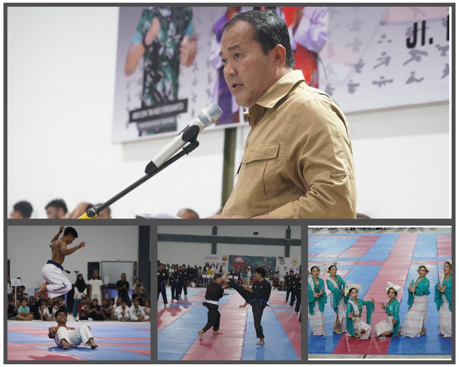 Danrem 022/PT Kolonel Inf Tagor Rio Pasaribu Resmi Membuka Kejuaraan Taekwondo Sabuk Hitam Nusantara Piala Pangdam l/BB Danrem 022/PT Kolonel Inf Tagor Rio Pasaribu Resmi Membuka Kejuaraan Taekwondo Sabuk Hitam Nusantara Piala Pangdam l/BB