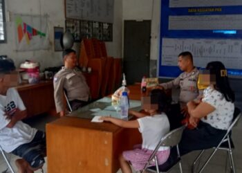 Dimediasi Bhabinkamtibmas Polsek Siantar Timur, Suami Istri Asal Kebun Sayur Sepakat Berdamai