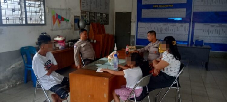 Dimediasi Bhabinkamtibmas Polsek Siantar Timur, Suami Istri Asal Kebun Sayur Sepakat Berdamai