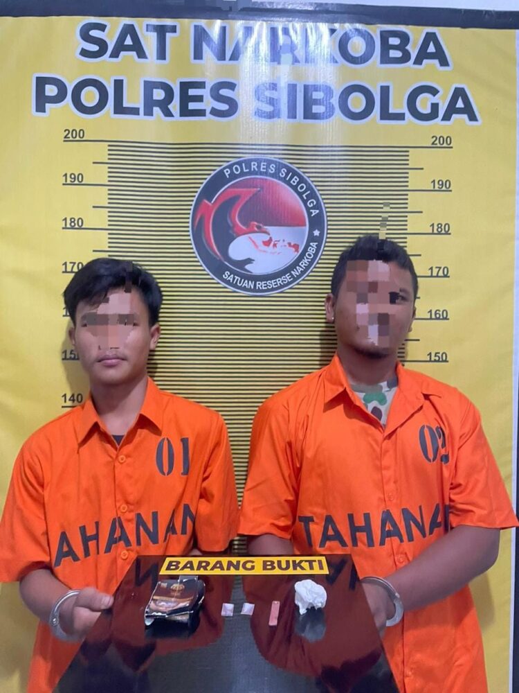 Tim Opsnal Resnarkoba Polres Sibolga, Tangkap Dua Tersangka Miliki Sabu