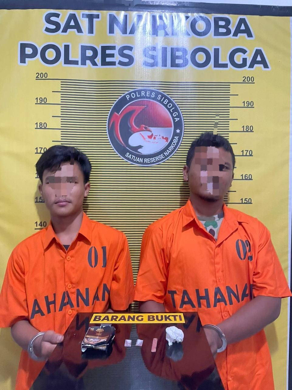 Tim Opsnal Resnarkoba Polres Sibolga, Tangkap Dua Tersangka Miliki Sabu