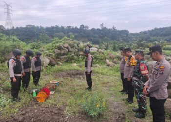 Personel Jibom Brimob Polda Sumut Sukses Musnahkan 4 Bom Berbahaya Peninggalan Zaman Dulu