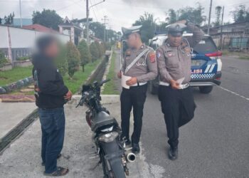 Sat Lantas Polres Simalungun Gelar Operasi Penindakan Knalpot Brong yang Meresahkan 