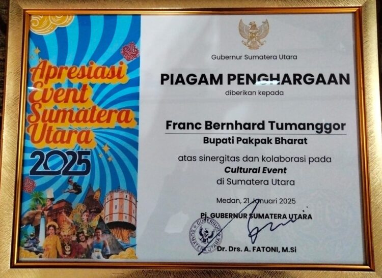 Pj Sumut Apresiasi Bupati Pakpak Bharat Atas Sinergitas dan Kolaborasi dalam Cultural Event