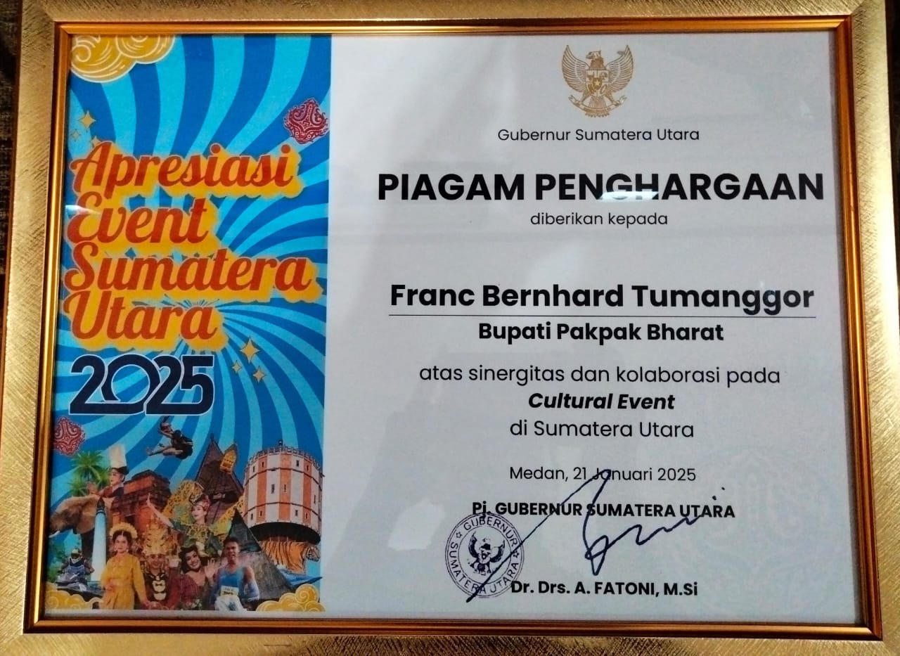 Pj Sumut Apresiasi Bupati Pakpak Bharat Atas Sinergitas dan Kolaborasi dalam Cultural Event