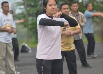 Pemkab Pakpak Bharat Rutin Gelar Senam Pagi di Kompleks Panorama Indah Sindeka
