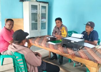 Bhabinkamtibmas Dolok Pardamean Berhasil Mediasi Konflik Warga Lewat Problem Solving