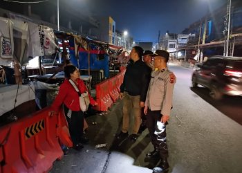 Polres Pematangsiantar Laksanakan KRYD Diseputaran Pasar Horas Mengantisipasi Pencurian 