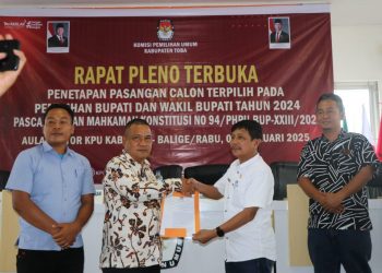 KPUD Tetapkan Paslon Terpilih, Effendi Napitupulu: Terima kasih bagi Masyarakat Toba