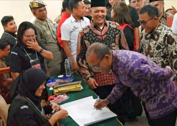 Pj Bupati Tapanuli Tengah Hadiri Rapat Pleno Terbuka Penetapan Bupati dan Wakil Bupati Tapteng