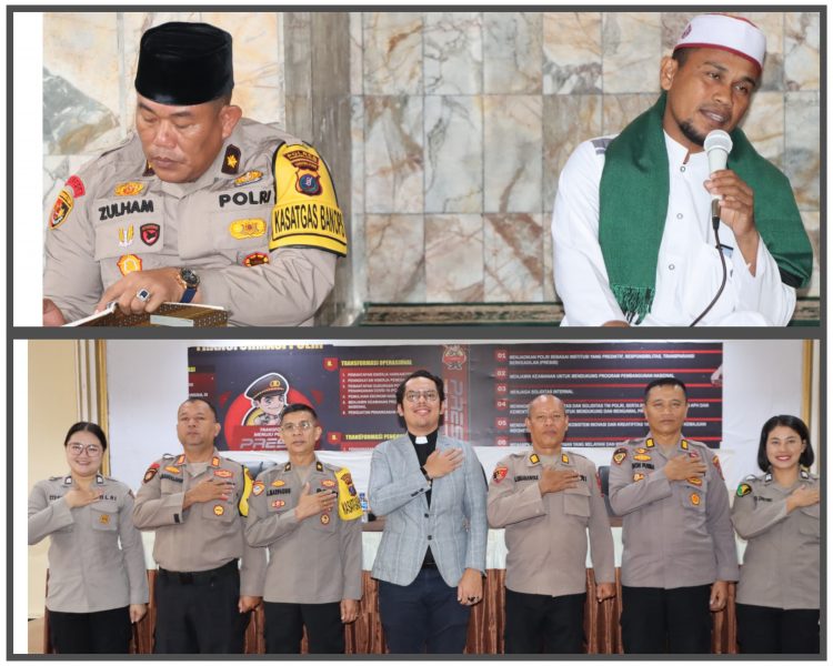 Polres Pematangsiantar Binrohtal Untuk Tingkatkan Keimanan dan Ketaqwaan Personil