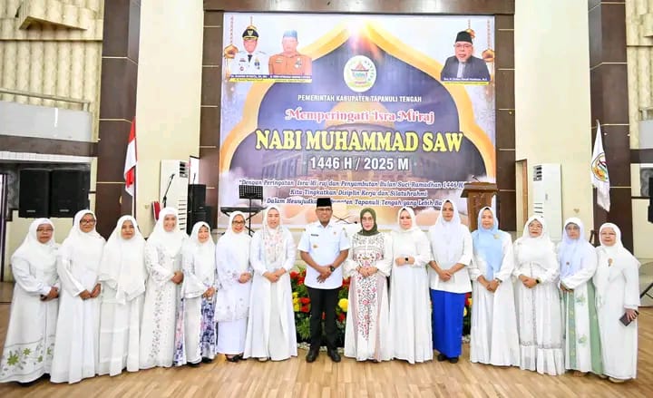 Pemkab Tapteng Peringati Isra Mi'raj Nabi Muhammad SAW 1446 H/2025 M