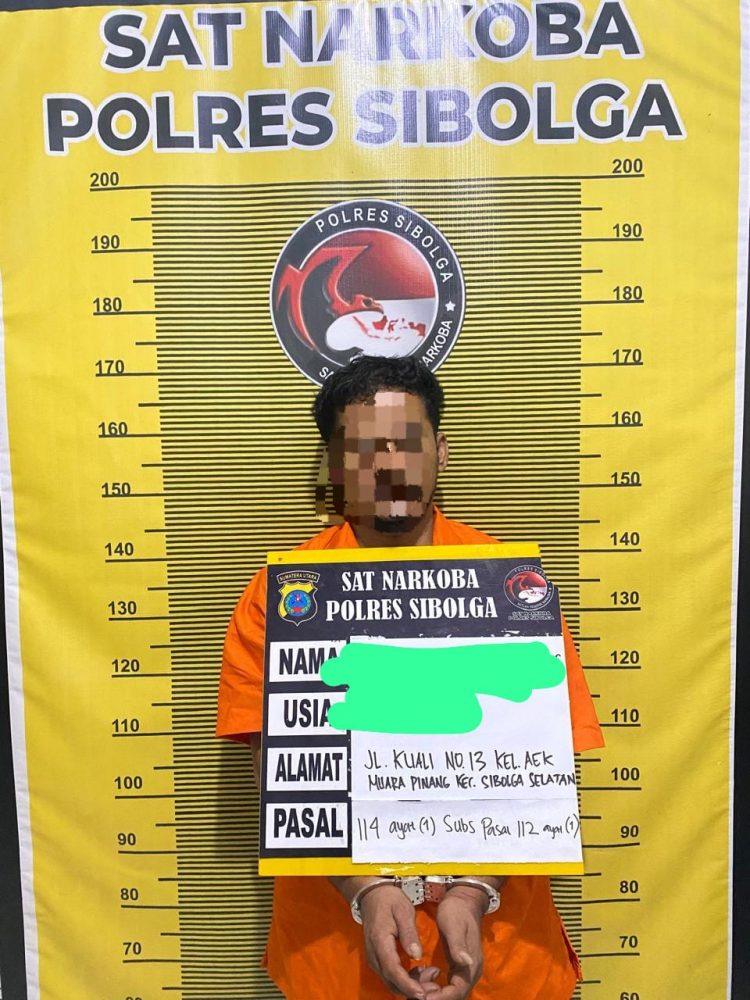SatResnarkoba Polres Sibolga Gercep Tangkap Pelaku Narkoba