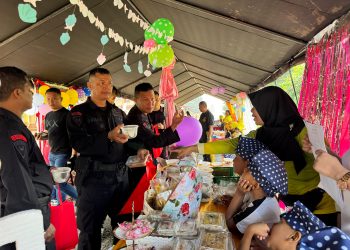 Keceriaan Anak TK Kemala Bhayangkari 02 Memeriahkan Market Day di Markas Kompi 2 Batalyon A