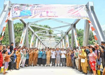 Di Akhir Masa Jabatan, Pj Bupati Tapteng Resmikan Jembatan Merdeka PO Simargarap Pasaribu Tobing 