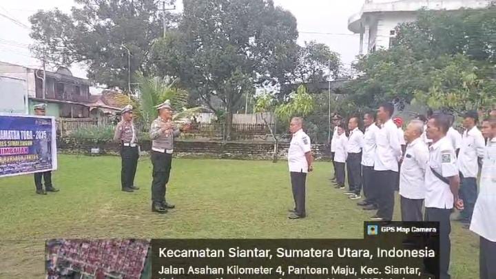 Ops Keselamatan Toba 2025, Kasat Lantas Polres Simalungun Edukasi Keselamatan Berlalu Lintas kepada Pegawai UPTD PSDA