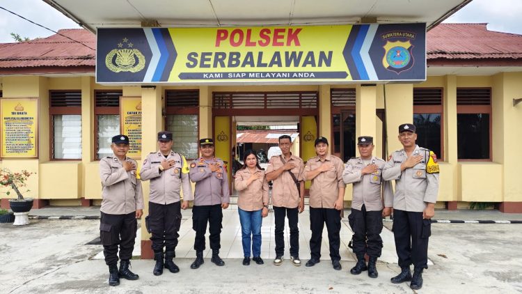 Polsek Serbalawan dan PPL Kecamatan Dolok Batu Nanggar Jalin Koordinasi Dukung Program Ketahanan Pangan