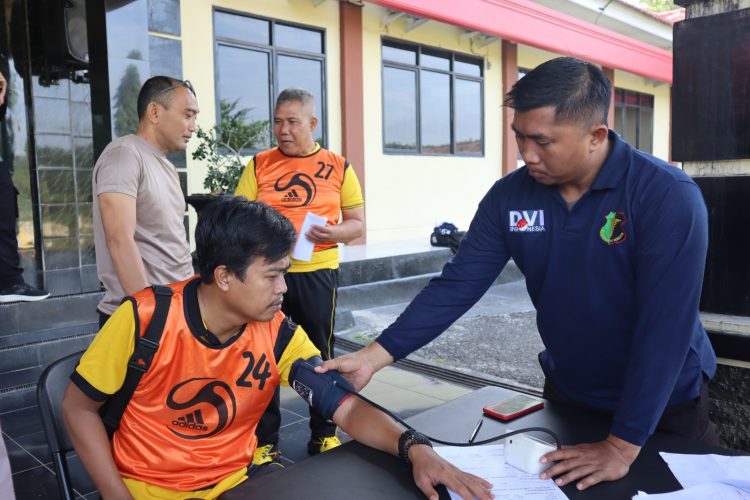 Polres Way Kanan Gelar Tes Kesamaptaan Jasmani Dan Ujian Beladiri Polri Tahun 2025