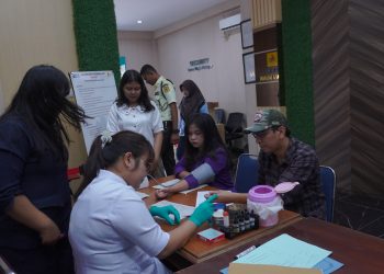 Bulan K3 Nasional, PLN UP3 Pematangsiantar dan PMI Kumpulkan Puluhan Kantong Darah