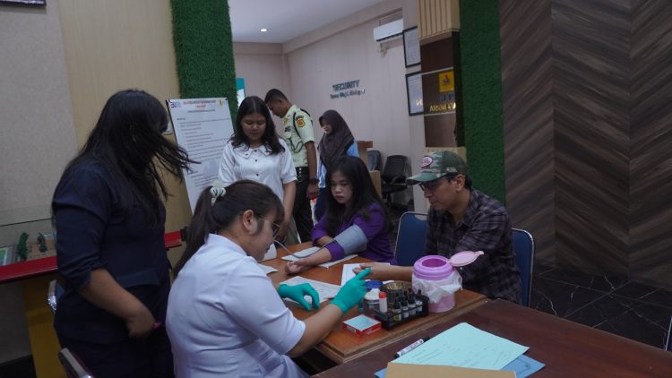Bulan K3 Nasional, PLN UP3 Pematangsiantar dan PMI Kumpulkan Puluhan Kantong Darah