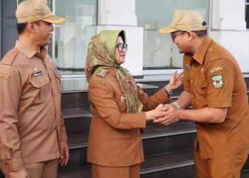 Wali Kota dr Susanti Pimpin Apel Pagi Terakhir Di Balai Kota Pematangsiantar