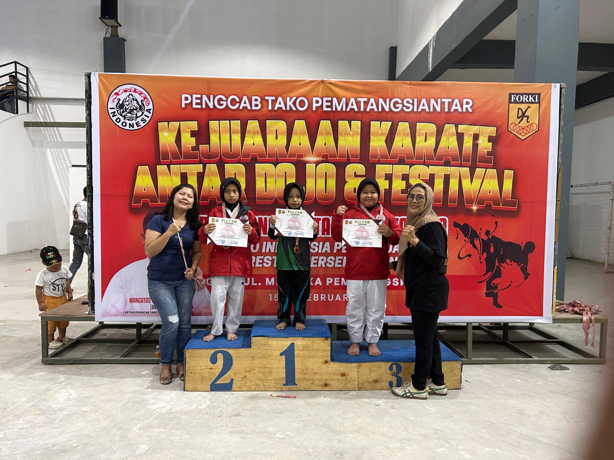 Mantap, Dojo Dispar Siantar Ukir Prestasi di Kejuaraan Karate Antar Dojo dan Festival 2025