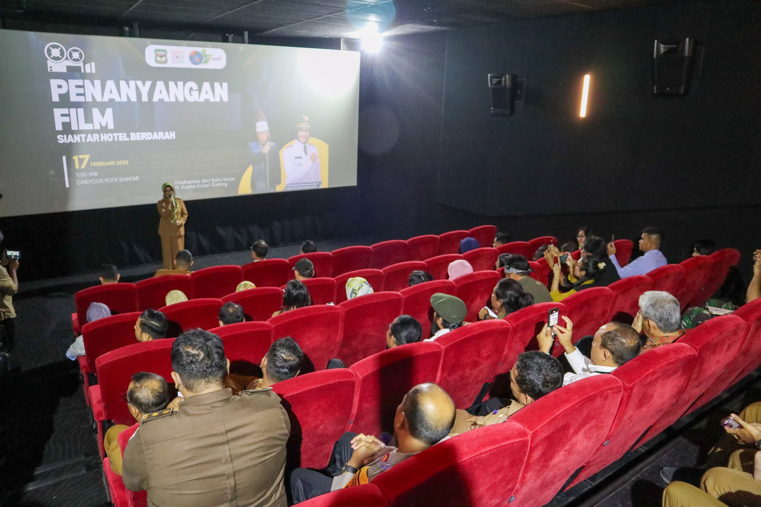 Wali Kota Menyaksikan Gala Premiere  Film Siantar Hotel Berdarah di Cinepolis Kota Pematangsiantar