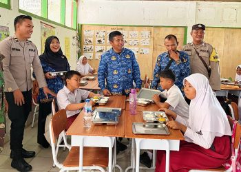 TNI-Polri Dukung Launching Makan Bergizi Gratis di Sergai