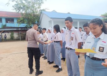Sambangi SMAN 3 Sibolga, Polres Sibolga Sosialisasi Penerimaan Polri