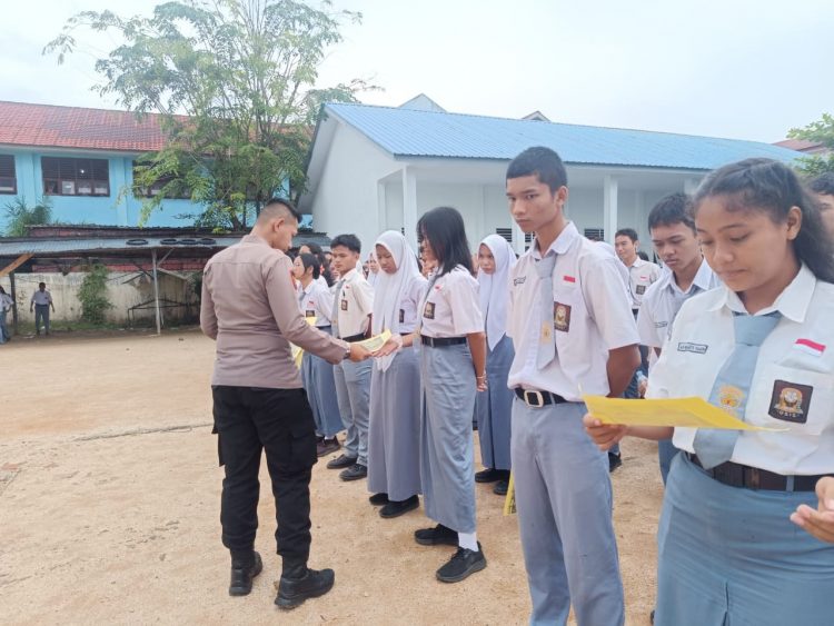 Sambangi SMAN 3 Sibolga, Polres Sibolga Sosialisasi Penerimaan Polri
