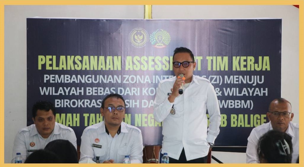 Rutan Kelas IIB Balige Gelar Assessment Pembentukan Tim Kerja Persiapan Pembangunan Zona Integritas Rutan Kelas IIB Balige Gelar Assessment Pembentukan Tim Kerja Persiapan Pembangunan Zona Integritas