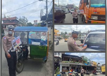 10 Hari Operasi Keselamatan Toba Berlangsung, Polres Taput Tilang 187 Pelanggaran 464 Teguran Dan 3 Kecelakaan