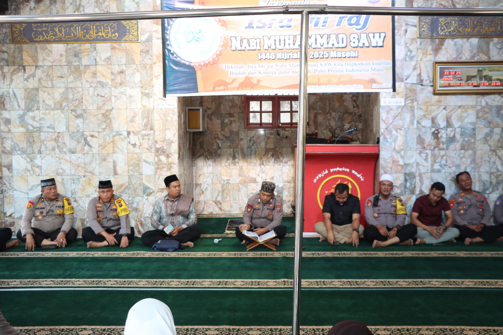 Polres Pematangsiantar Laksanakan Isra Mi'raj Nabi Muhammad SAW 1446H/2025 M